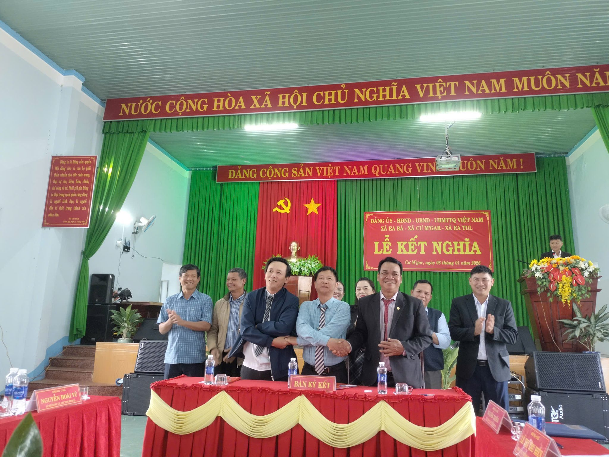 XÃ CƯ M’GAR – XÃ EA TUL – XÃ EA BÁ TỔ CHỨC LỄ KÝ KẾT CÔNG TÁC KẾT NGHĨA